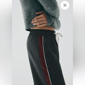 H&M WIDE-LEG DRAWSTRING PANTS - Size S